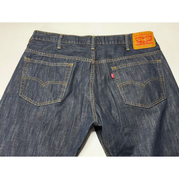 Levi's 569 Men's Loose Straight Fit Blue Denim Jeans - Size 38x31 - Picture 4 of 7